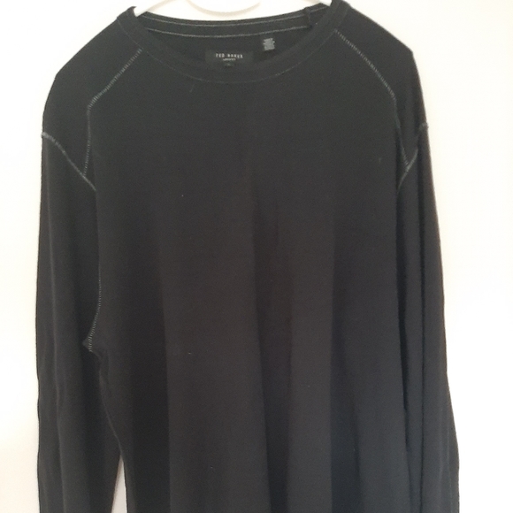 Ted Baker 5 black with white stitching jumper - Picture 3 of 14
